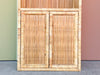 Island Style Rattan Wrapped Cabinet