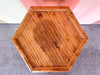 Hexagon Tortoiseshell Rattan Plant Stand