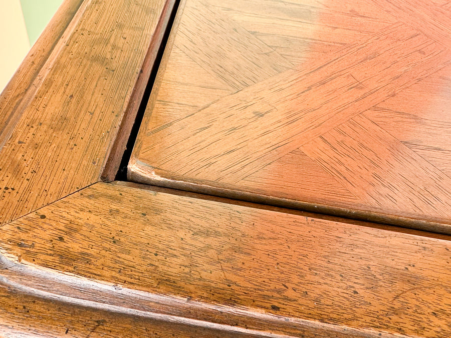 Drexel Shell Motif Wood Game Table