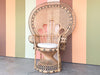 Natural Rattan "Tribal" Peacock Chair
