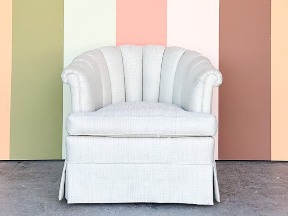 Sweet Shell Back Upholstered Chair