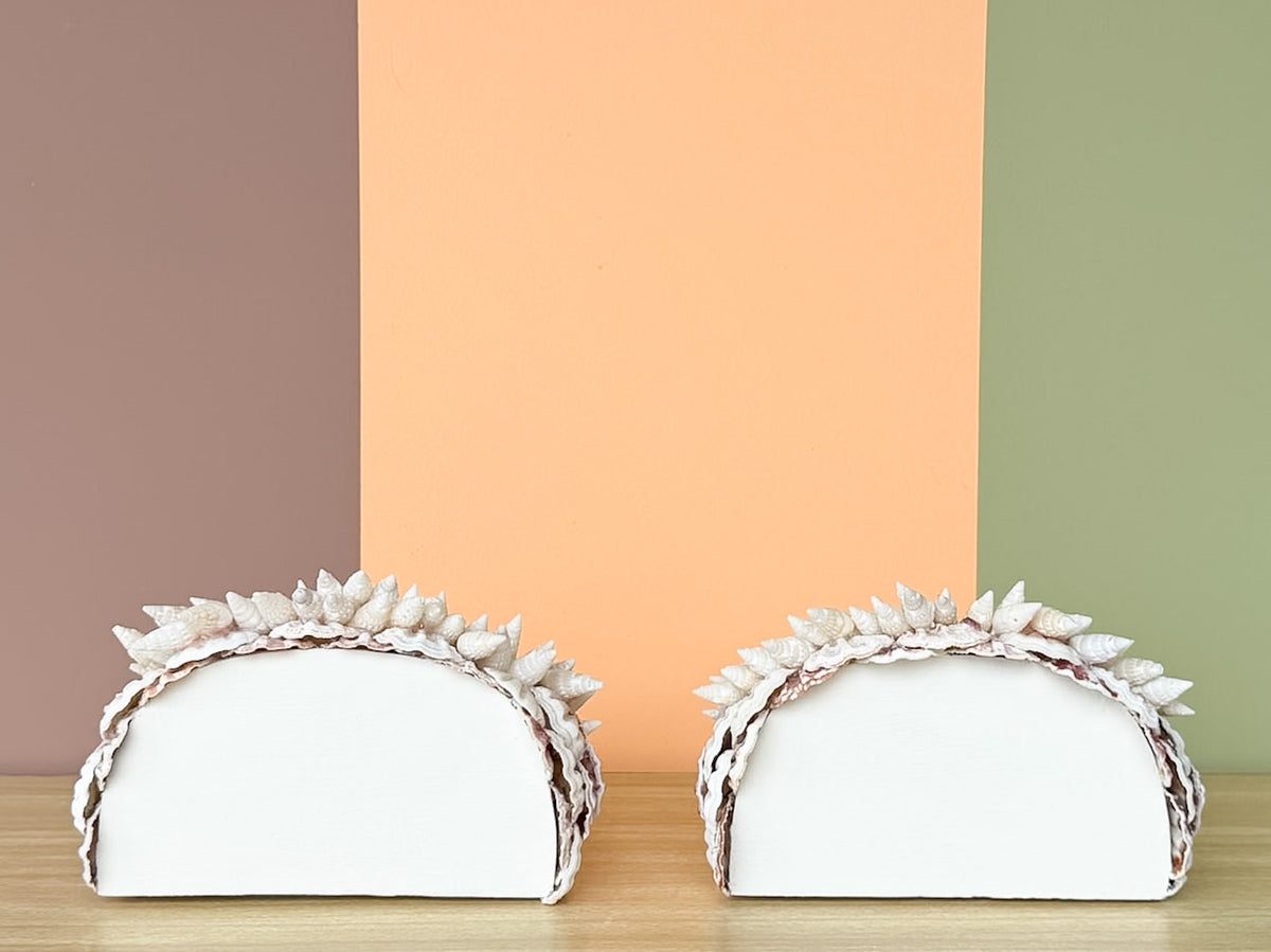 Pair of Shell Chic Wall Shelves