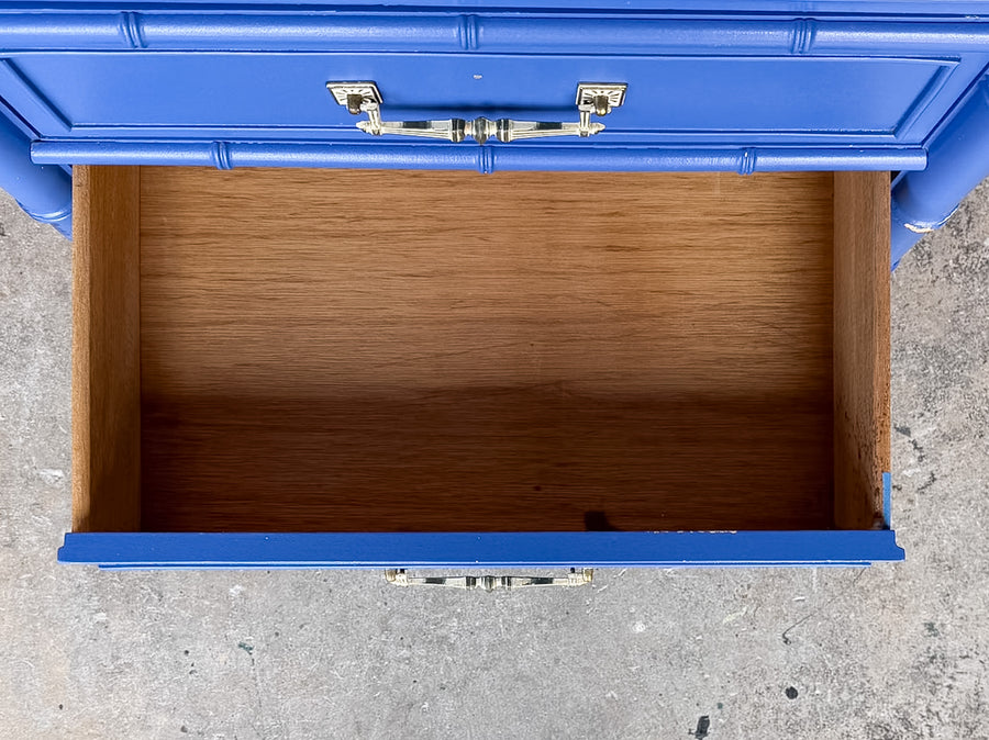 Painted Henry Link Faux Bamboo Desk