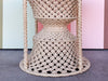 So 70's Macrame Side Table