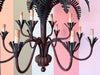 Curry and Company Palm Chandelier