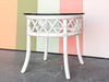 Ficks Reed Rattan Lattice Side Table
