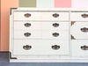 Thomasville Faux Bamboo Dresser with Brass Detail