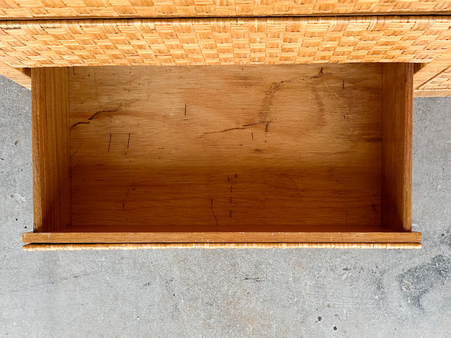 Coastal Rattan Wrapped Dresser