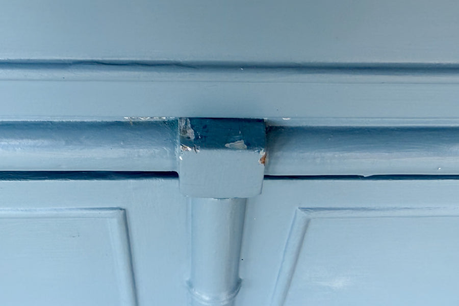 Painted Thomasville Faux Bamboo Tall Chest