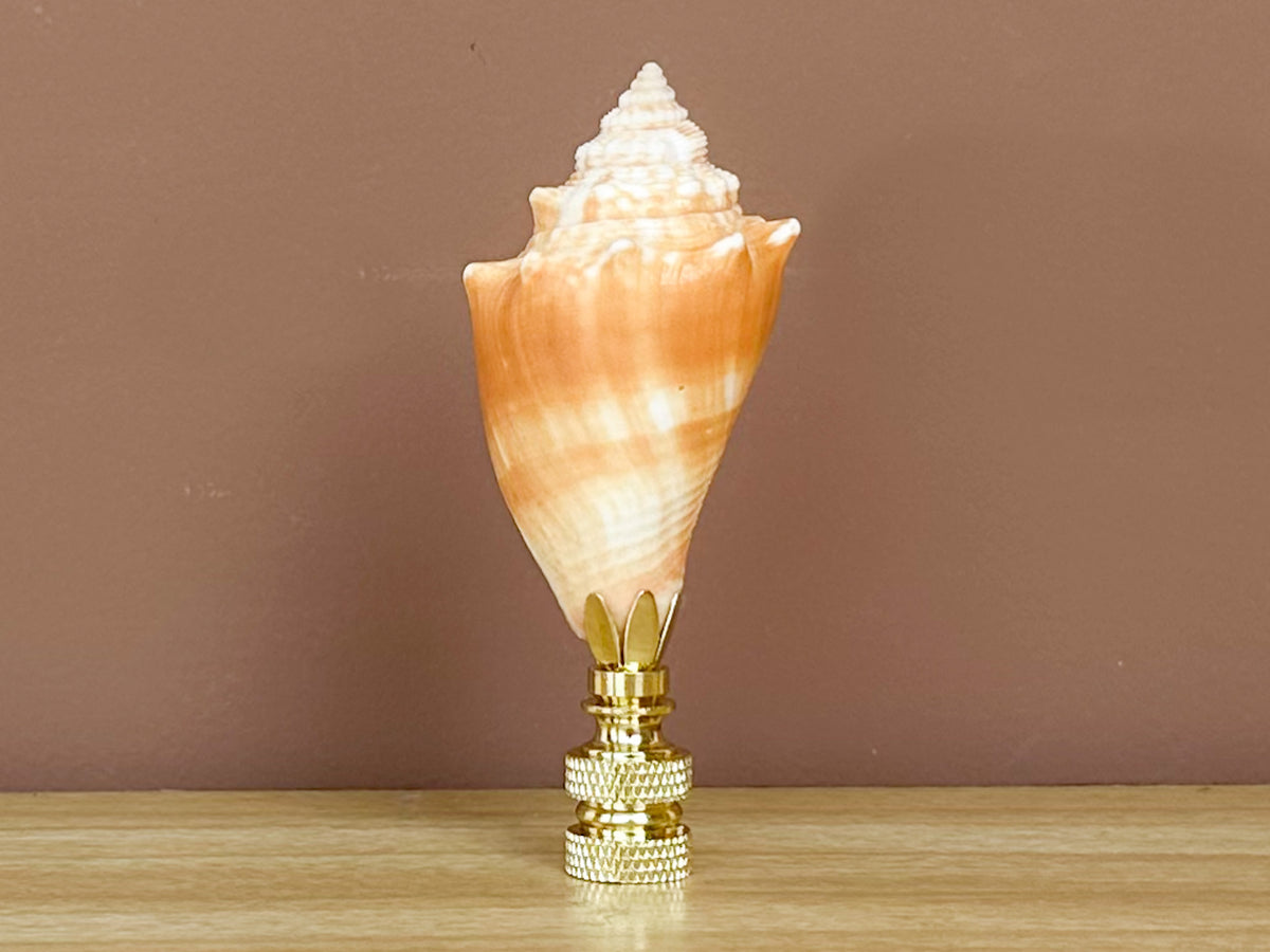 Orange Shell Finial