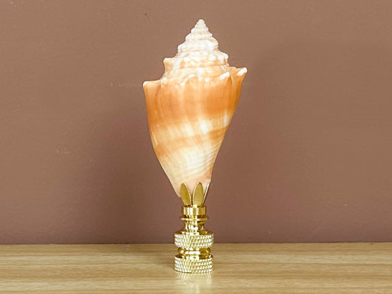 Orange Shell Finial