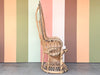 Natural Rattan "Tribal" Peacock Chair