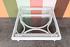 Pencil Reed Twisted Rattan Coffee Table