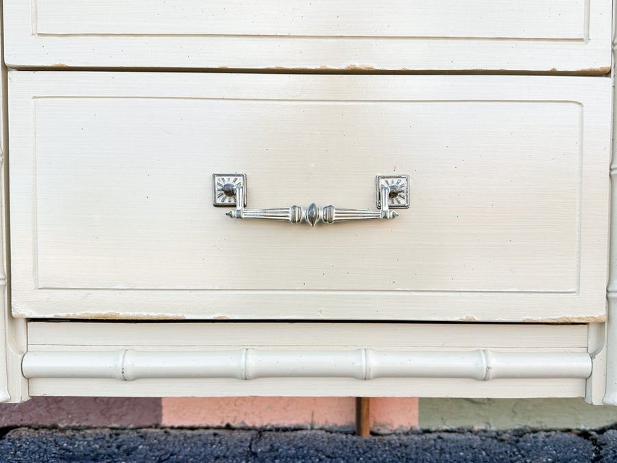Palm Beach Style Faux Bamboo Dresser