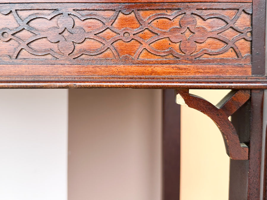 Pair of Handsome Fretwork Side Tables