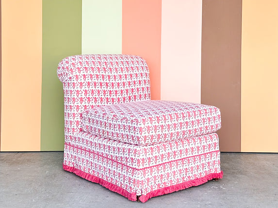 Roller Rabbit Upholstered Slipper Chair