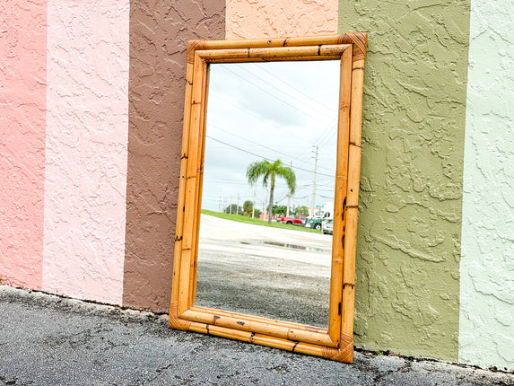 Old Florida Bamboo Mirror