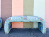 Pair of Upholstered Waterfall Benches