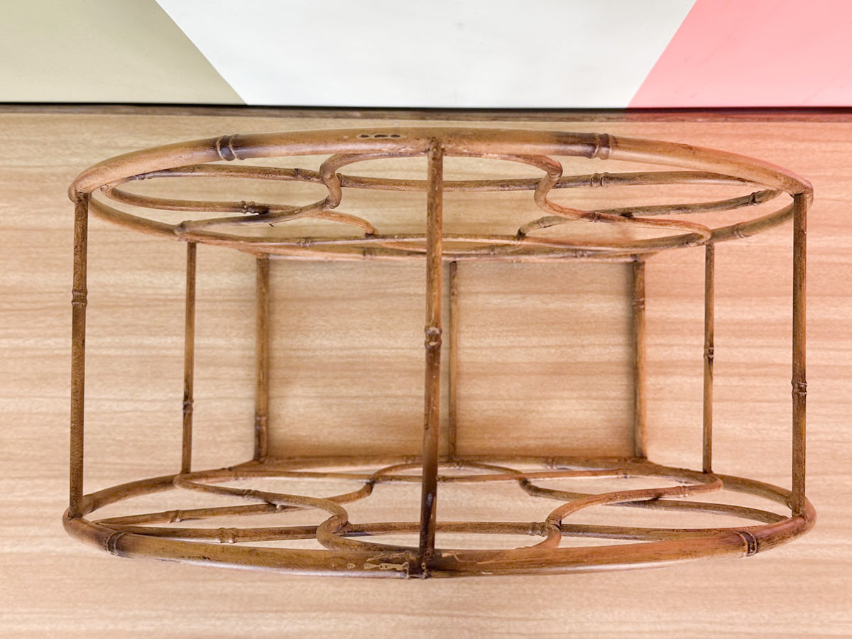 Metal Faux Bamboo Wine Rack