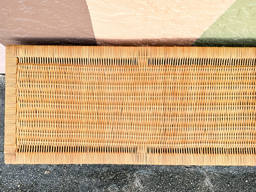 Coastal Chic Wicker Dresser