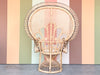Natural Rattan "Tribal" Peacock Chair