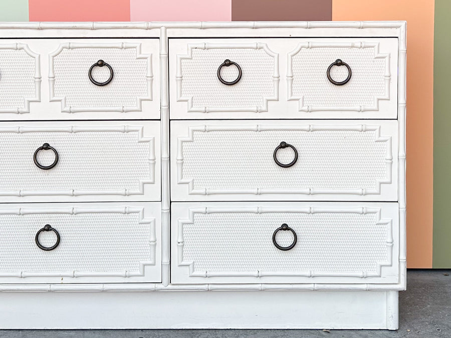 Faux Bamboo Omega Dresser