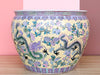 Yellow Chinoiserie Cachepot