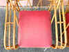 Pair of 1940s Heywood Wakefield Rattan Lounge Chairs