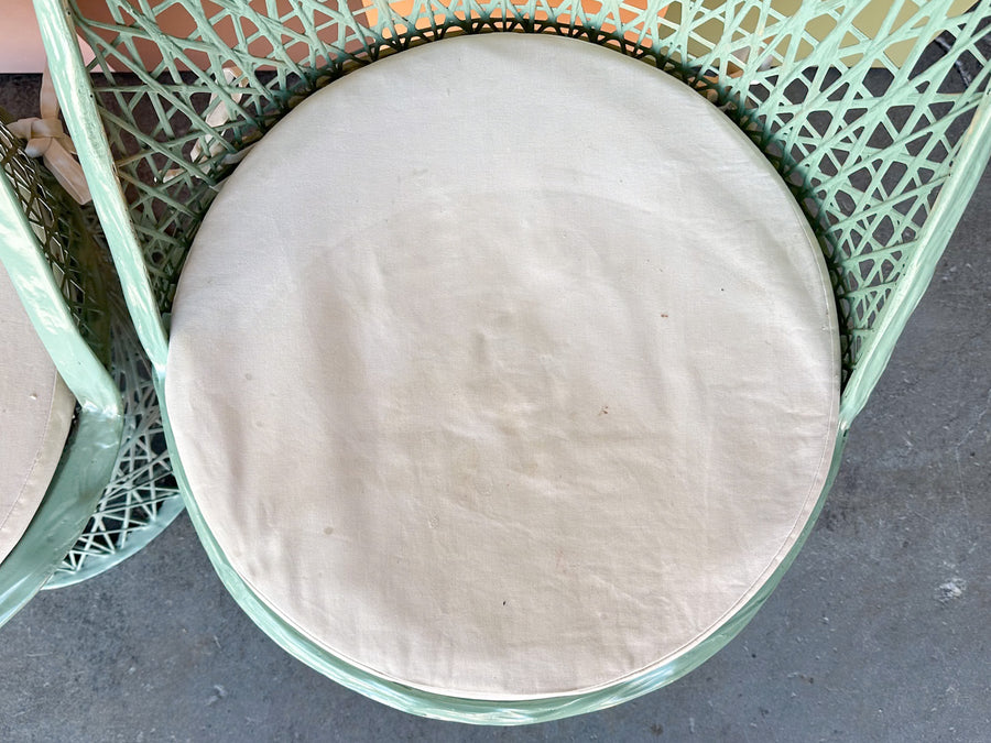 Seafoam Webspun Outdoor Dining Set