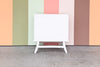 Faux Bamboo and Rattan Shutter Nightstand