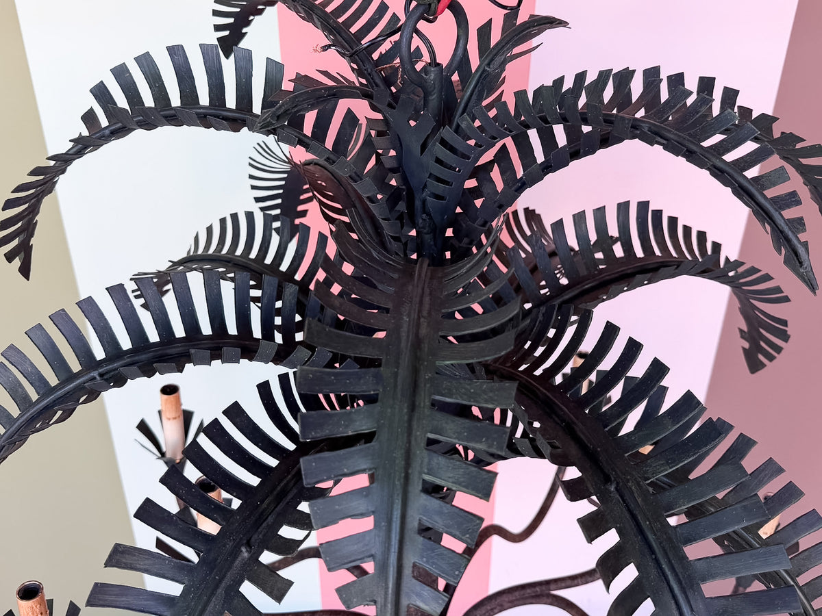 Curry and Company Palm Chandelier