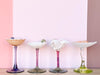 Set of Four Colorful Shell Coupes
