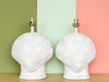 Pair of Pastel Shell Lamps