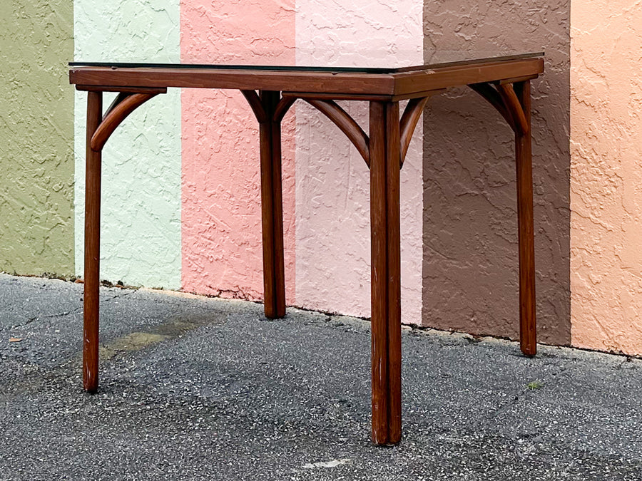 Chippendale Rattan Game Table