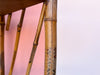 Petite Tortoiseshell Bamboo Corner Etagere