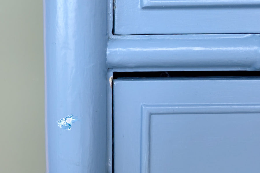 Painted Thomasville Faux Bamboo Tall Chest