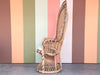 Natural Rattan "Tribal" Peacock Chair
