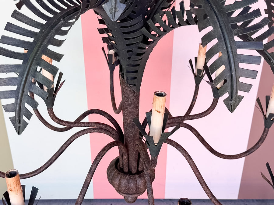 Curry and Company Palm Chandelier