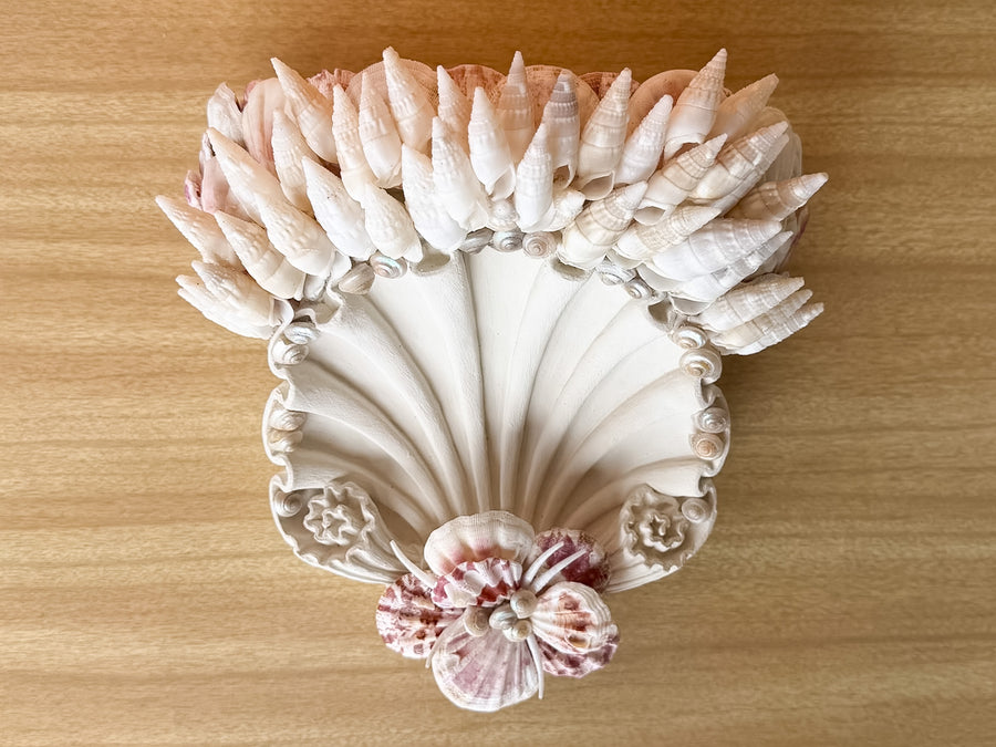 Pair of Shell Chic Wall Shelves