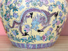 Yellow Chinoiserie Cachepot