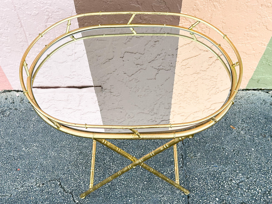 Cute Regency Style Folding Side Table