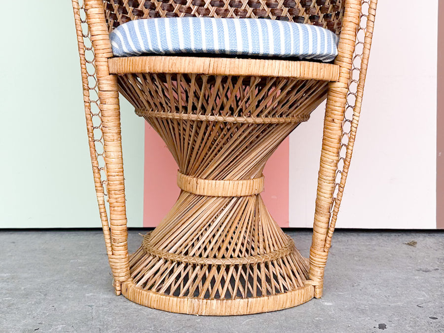 Sweet Rattan Child's Peacock Chair