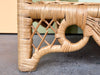 Pair of Whimsical Wicker Nightstands