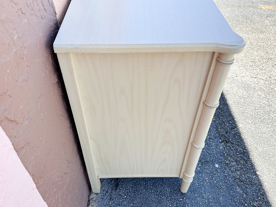 Palm Beach Chic Faux Bamboo Desk