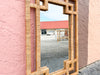 Coastal Chic Rattan Wrapped Mirror