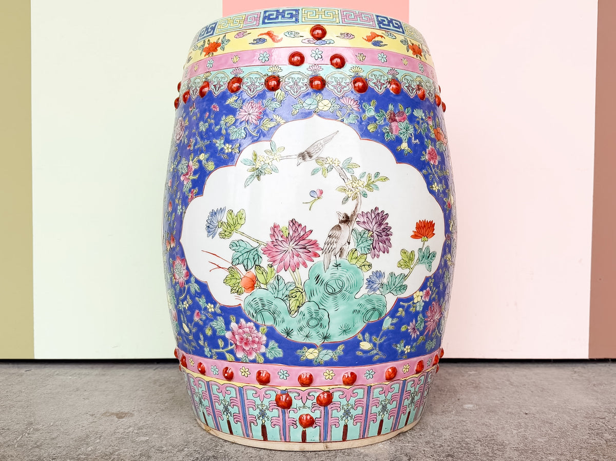 Chinoiserie Chic Garden Seat