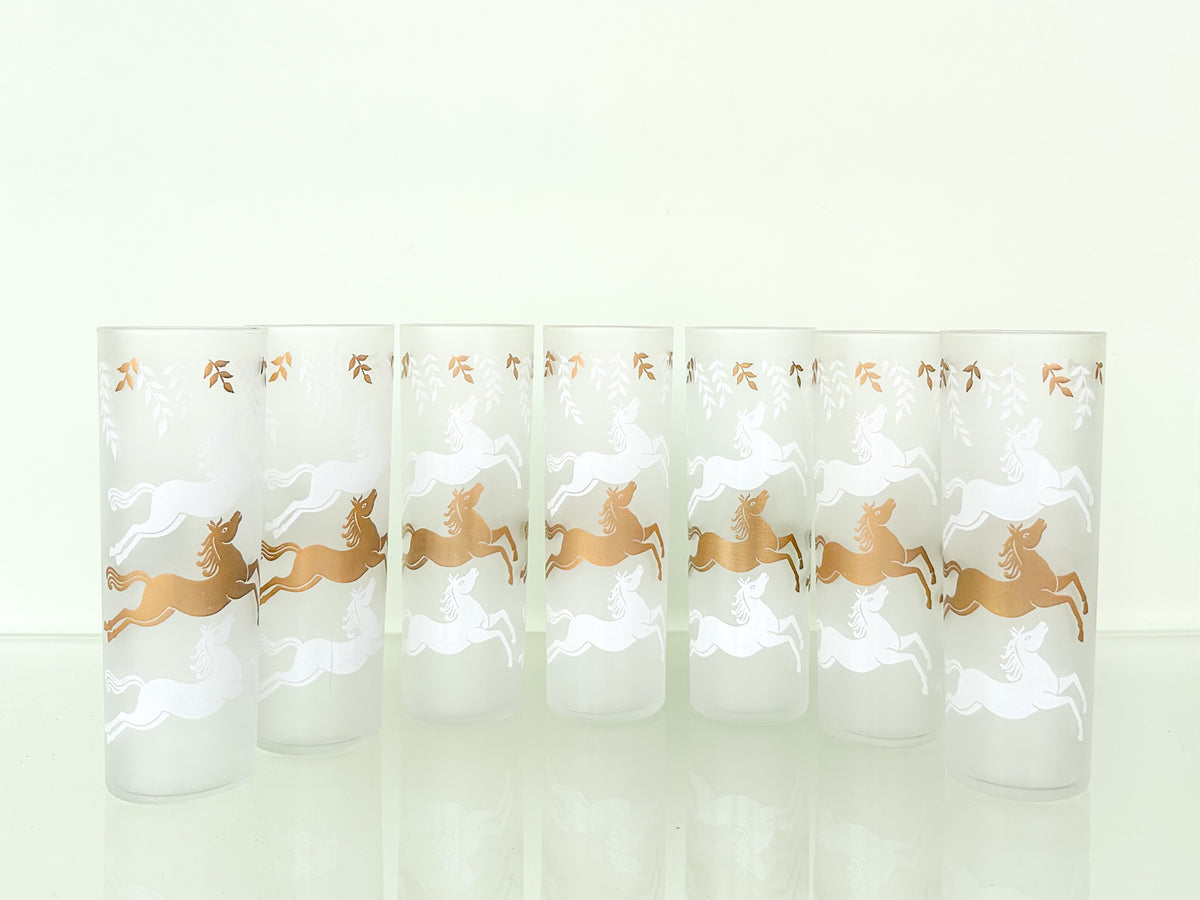 Set of Six Libbey Cavalcade Glassware
