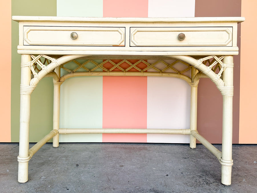 Ficks Reed Rattan Desk