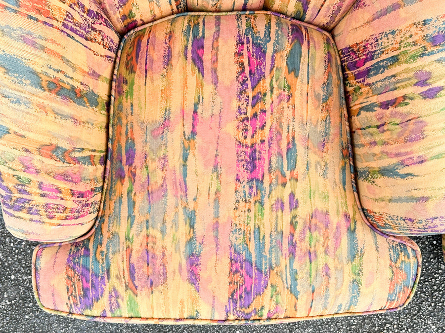 Pair of So Colorful Barrel Swivel Chairs