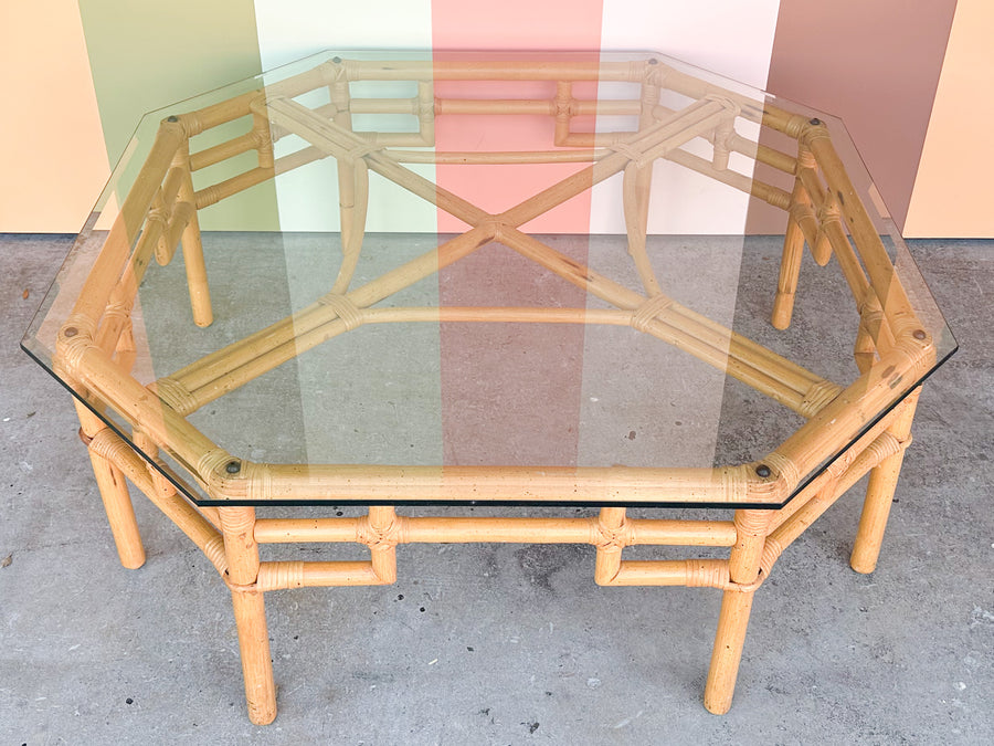 Ficks Reed Rattan Coffee Table